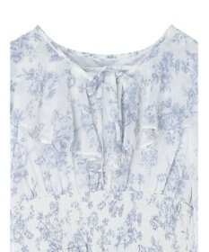 earth music&ecology 隠れバンビ花柄ワンピース