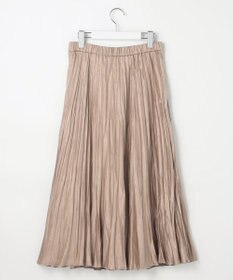 J.PRESS LADIES ライトマイクロスエード プリーツ スカート