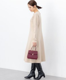 組曲 L シックフレアニットワンピース