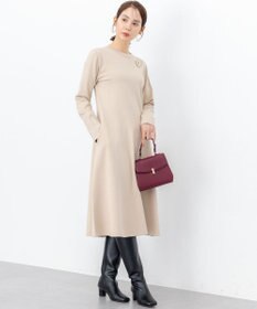 組曲 L シックフレアニットワンピース