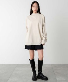 WEGO 【ユニセックス着用ITEM】ミラノリブモックネックプルオーバー