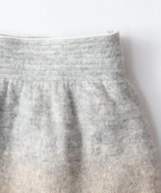 TRICOTE GRADATION SHAGGY SKIRT／グラデーションシャギースカート