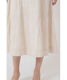 DAKS 【TV着用｜梅津弥英子アナ】フラワーモチーフジャガードスカート