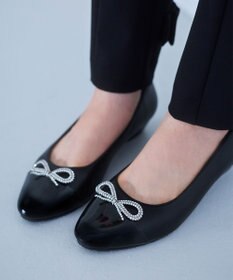 TOCCA 【選べる2デザイン・晴雨兼用】PAIR OF KNOT RAINPUMPS レインパンプス ブラック系5