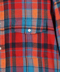 J.PRESS YORK STREET 【UNISEX】フランネルボタンダウン シャツ