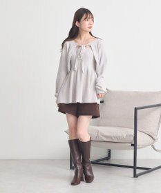 earth music&ecology 【SET ITEM】SET2点ショートボレロ＋ペプラムニットキャミ