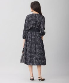 自由区 【セットアップ対応・ウエストゴム】スクラッチチェックプリント スカート