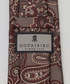 GOTAIRIKU GOTAIRIKU別注【MANTERO/マンテロ】ネクタイ_ペイズリー柄