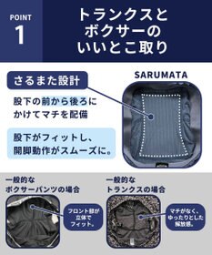 WACOAL MEN ボクサーパンツ さるまた ひざ下丈 吸汗性(本体) 通気性(本体) 抗菌防臭性(本体) 前開き 下着 ボトムス メンズ GT6236 /ブロス バイ ワコールメン