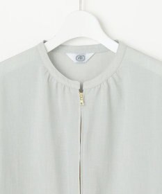J.PRESS LADIES L 【WEB限定・洗える】ボイルドワッシャー ブルゾン