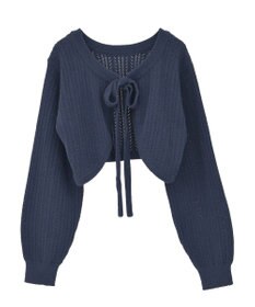 earth music&ecology 【SET ITEM】SET2点ショートボレロ＋ペプラムニットキャミ