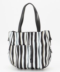 Y'SACCS 【ムック本掲載】ドローイングストライプ　ミニトートバッグ