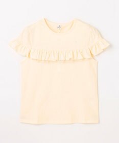 組曲 KIDS 【UVケア】【150-160㎝】フレアラッフル Tシャツ