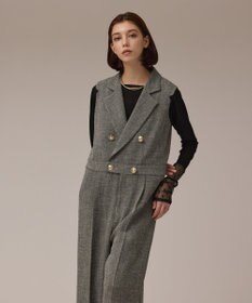 GRACE CONTINENTAL ツイードテーラーサロペット