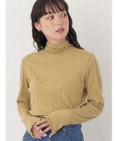 earth music&ecology コットンシアータートルネックプルオーバー