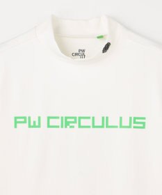 PW CIRCULUS 最新作！【WOMEN】 PIXEL GRAPHIC モックネックT  ゴルフウェア レディース