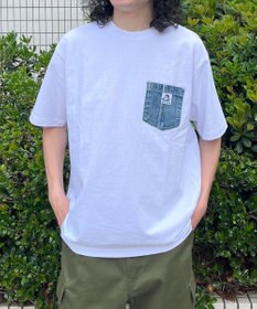 WEGO 【ユニセックス着用ITEM/MLサイズ展開】BENDAVISデニムポケットT（SS）