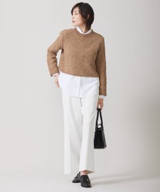 ICB 【洗える】スエードテープヤーン プルオーバー