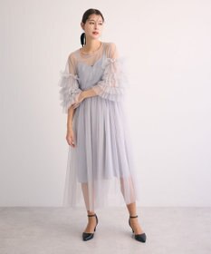 Green Parks ・Ｒａｉｌｍｅ　チュールワンピース（インナーＯＰ付）