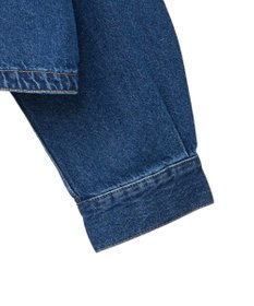 earth music&ecology ノーカラーデニムジャケット