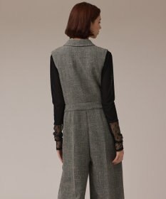 GRACE CONTINENTAL ツイードテーラーサロペット