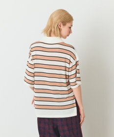 GRACE CONTINENTAL ボーダーニットトップ