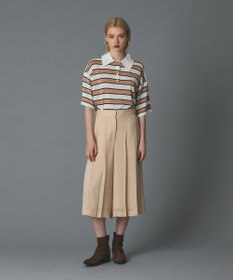 GRACE CONTINENTAL ボーダーニットトップ