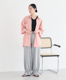 earth music&ecology 5分袖デニムシャツ