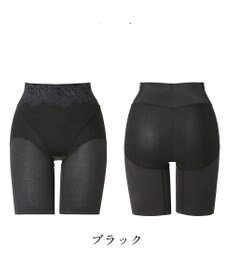 BRADELIS New York 【BRADELIS NewYork peace】綿混ハイブリッド・デイリーガードル24 お腹から太ももまでをスッキリ整える補正ガードル