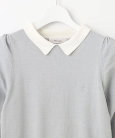 Feroux 配色襟パワショル ニット