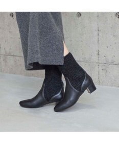 MODE ET JACOMO <MODE ET JACOMO>リブニットソックスショートブーツ