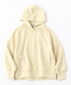 UNFILO L 【洗える】ダブルフェイス サイドZIPフーディ