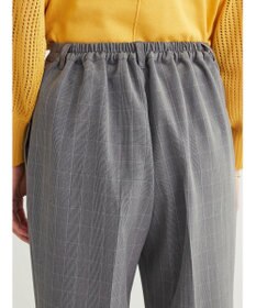 Green Parks きれいシルエットチェックパンツ