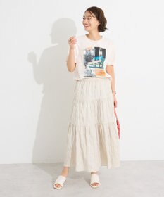 CRAFT STANDARD BOUTIQUE シャイニーワッシャースカート