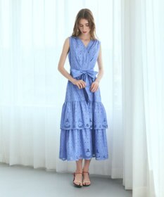 GRACE CONTINENTAL カットワークembドレス