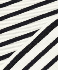 23区 S オーガニックコットンリブ タートルネック カットソー