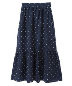 earth music&ecology ドットドビーフレアスカート