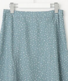J.PRESS LADIES S 【洗える・イージーケア】スパンローンランダムドット スカート