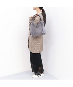 UNBILLION カシュカシュ cachecache / 下がりグログランワンハンドルエコファートート