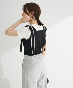 Green Parks ・ｓｗｉｎｇ　ｂｙ　ショルダーリボンノースリーブ