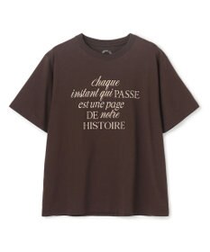 UNFILO 【新柄追加】CLEAN-Tee ブラウン/ロゴ