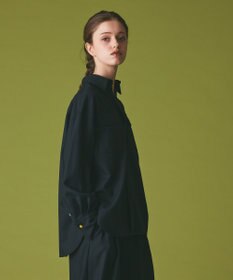 GRACE CONTINENTAL ウールミリタリーシャツ