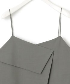 ICB L 【WEB限定・UVカット・洗える】ウール2WAYストレッチ キャミソールブラウス