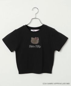 WEGO 【サンリオ】HELLOKITTYコラボラインストーンワンポイントT