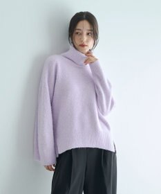 YECCA VECCA スリットタートルネックニット