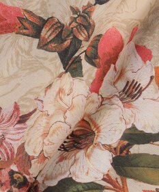 自由区 ボタニカルプリントドロスト パンツ