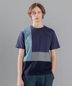 JOSEPH HOMME カラーコットンブロック クルーネックＴシャツ