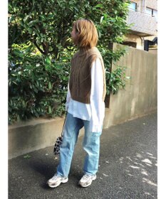 Green Parks ケーブルニットベスト