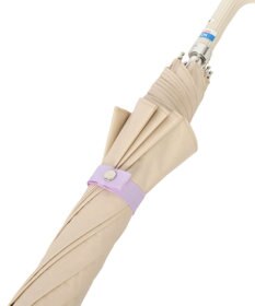 MOONBAT 【軽量】PAUL & JOE 晴雨兼用日傘 長傘 ワンポイントヌネット 一級遮光 遮熱 UV