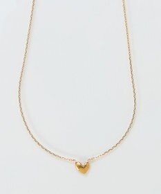 Phoebe 【限定セット】スリークハートネックレス×ロングツイストメタルパールクリップイヤリング